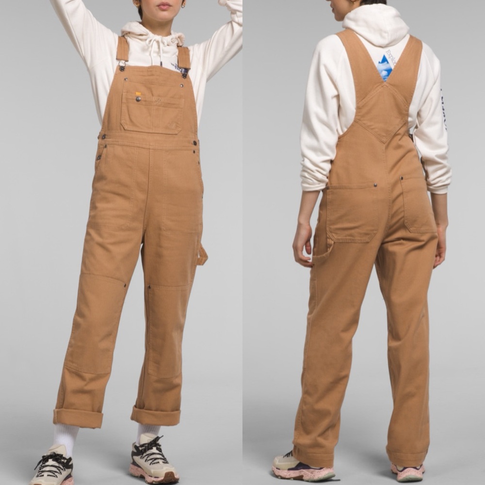 Medium NWT The North Face Women’s Field Overalls in Almond Butter (light brown)